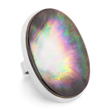 GRAND Tahitian Black Mother of Pearl Ring - Natural Designer Gemstone