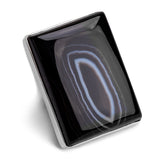 Amazing Botswana Agate Ring - Natural Designer Gemstone