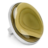 Amazing Royal Imperial Jasper Statement Ring - Natural Designer Gemstone