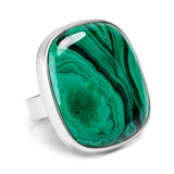 Fantastic Malachite Ring - Natural Designer Gemstone