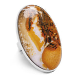 Magnificant Cobra Jasper Statement Ring - Natural Designer Gemstone