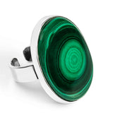 Fantastic Malachite Ring - Natural Designer Gemstone