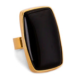 Fabulous Black Onyx Statement Ring - Natural Designer Gemstone