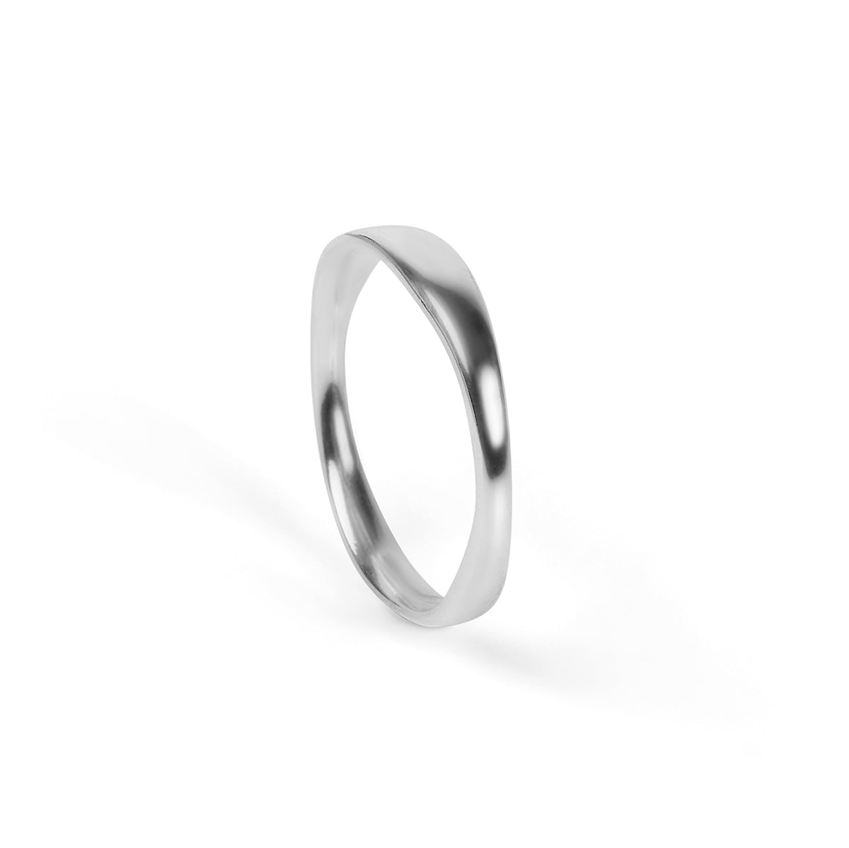 Simple Gentle Wave Ring in 24ct Gold