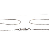Slim Rope Chain in Sterling Silver