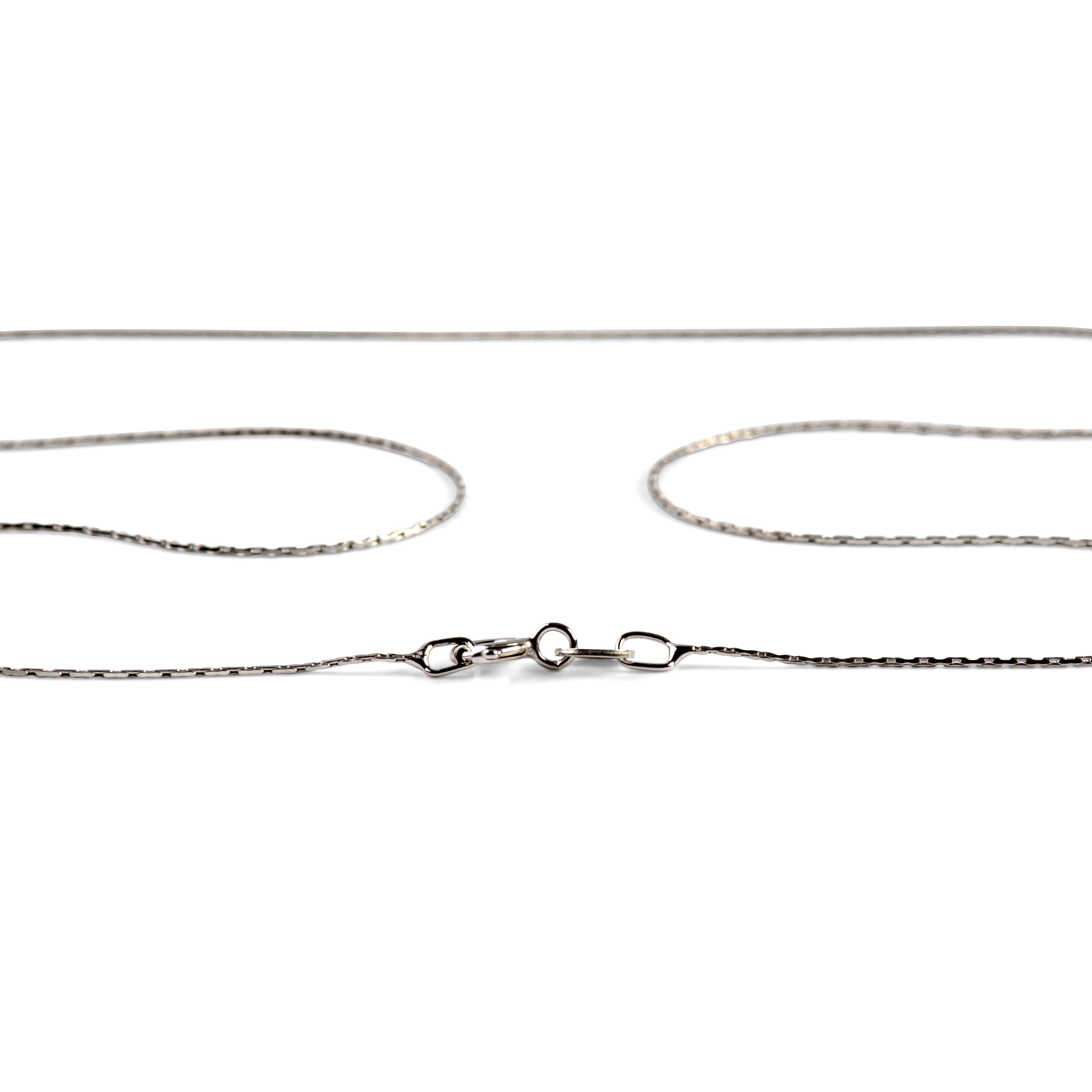 Minimal Rope Chain Slim Rope Chain in Sterling Silver – Henryka