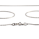 Slim Rope Chain in Sterling Silver