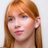 24ct Gold Plated Raindrop Stud Earrings