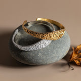 Reptile Skin Textured Bangle in Sterling Silver