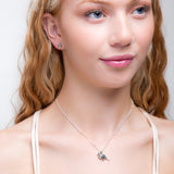 Silver Garden Bird / Robin Necklace