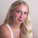 Miniature Robin Necklace in Silver and Coral