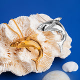 Shark Necklace in Sterling Silver with 24ct Gold