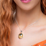 Shiva Eye Shell Necklace - Natural Designer Gemstone