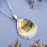 Shiva Eye Shell Necklace - Natural Designer Gemstone