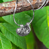 Sloth Necklace in Silver
