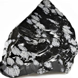 Beautiful Snowflake Obsidian Ring - Natural Designer Gemstone