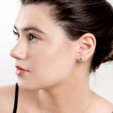 Miniature Squirrel Stud Earrings in Silver