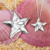 Statement Dazzling Star Necklace in Silver
