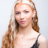 Stingray Stud Earrings in Silver with 24ct Gold