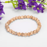 Stretch Bead Bracelet in Lotus Seed