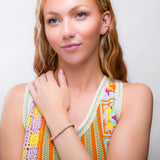 Stretch Bead Bracelet in Lotus Seed