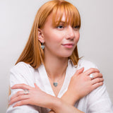 Textured Heart Ring in Sterling Silver