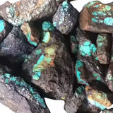 Dainty Tibetan Turquoise Statement Ring - Natural Designer Gemstone