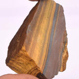 GRAND and Phenomenal Tiger's Eye Heart Necklace - Natural Designer Gemstone