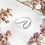Wave Ring in Sterling Silver