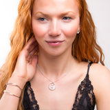 Yin Yang Necklace in Sterling Silver