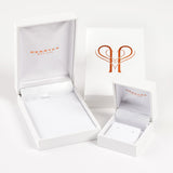 Miniature Leaf Stud Earrings in Silver with 24ct Gold