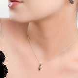 Acorn Necklace in Silver