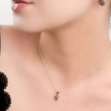 Acorn Necklace in Silver