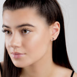 Banana Silver Stud Earrings