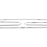 Thick Snake Chain in Sterling Silver