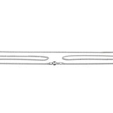 Thick Curb Chain in 925 Sterling Silver - 1.5mm thickness