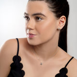 Miniature Cocker Spaniel Dog Necklace in Silver