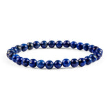 Stretch Bead Bracelet in Lapis Lazuli