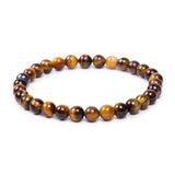 Stretch Bead Bracelet in Tiger's Eye