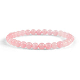 Stretch Bead Bracelet in Rose Quartz