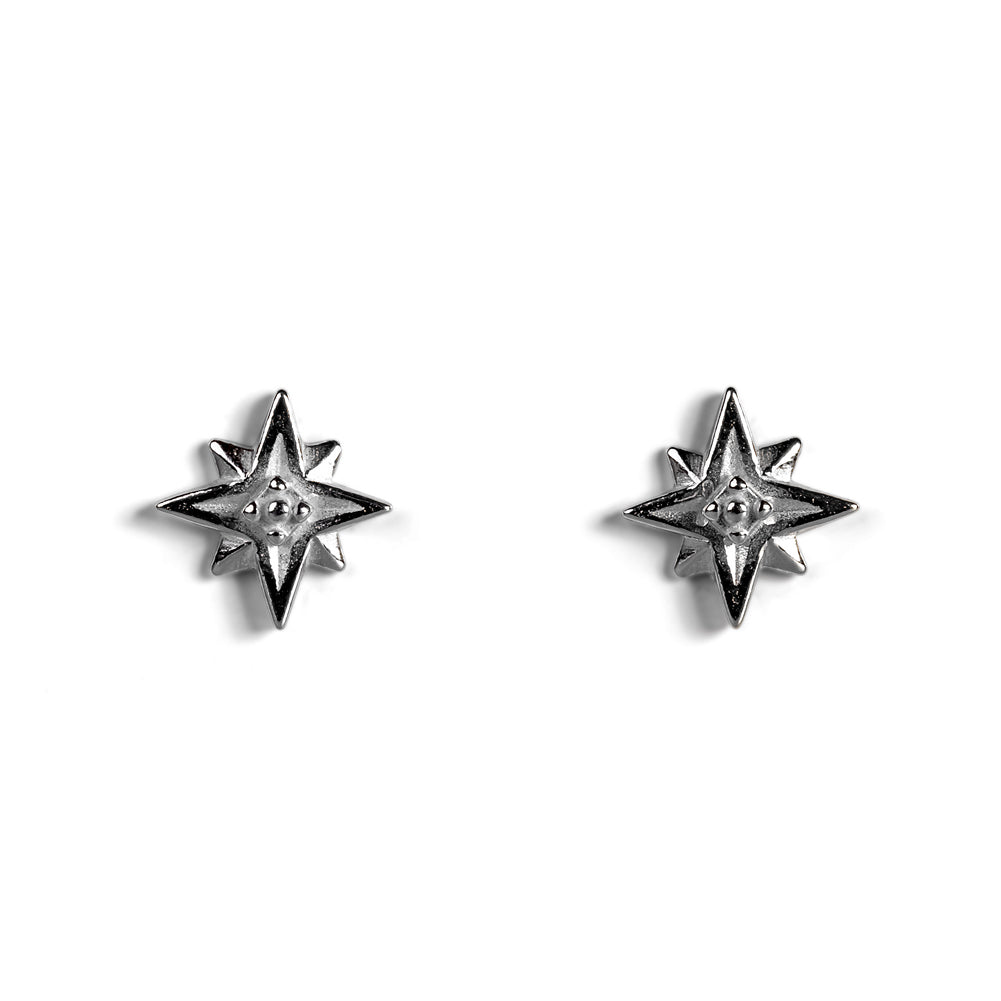 Star Burst Stud Earrings