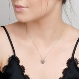 Cute Frog Necklace in Silver