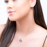 Small Ancient Greek Coin Necklace in Silver