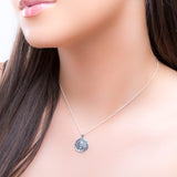 Small Ancient Greek Coin Necklace in Silver