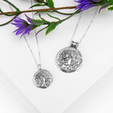 Large Ancient Greek Coin Necklace in Silver