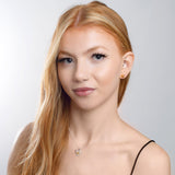 Paw Print Heart Necklace in Silver & 18ct Gold Vermeil