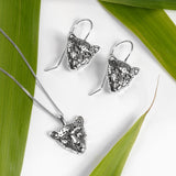 Miniature Leopard Head Necklace in Silver