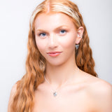 Miniature Leopard Head Hook Earrings in Silver