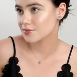 Maple Leaf Necklace in Silver