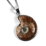 Ammonite Fossil Necklace from Madagascar - Natural Designer Gemstone